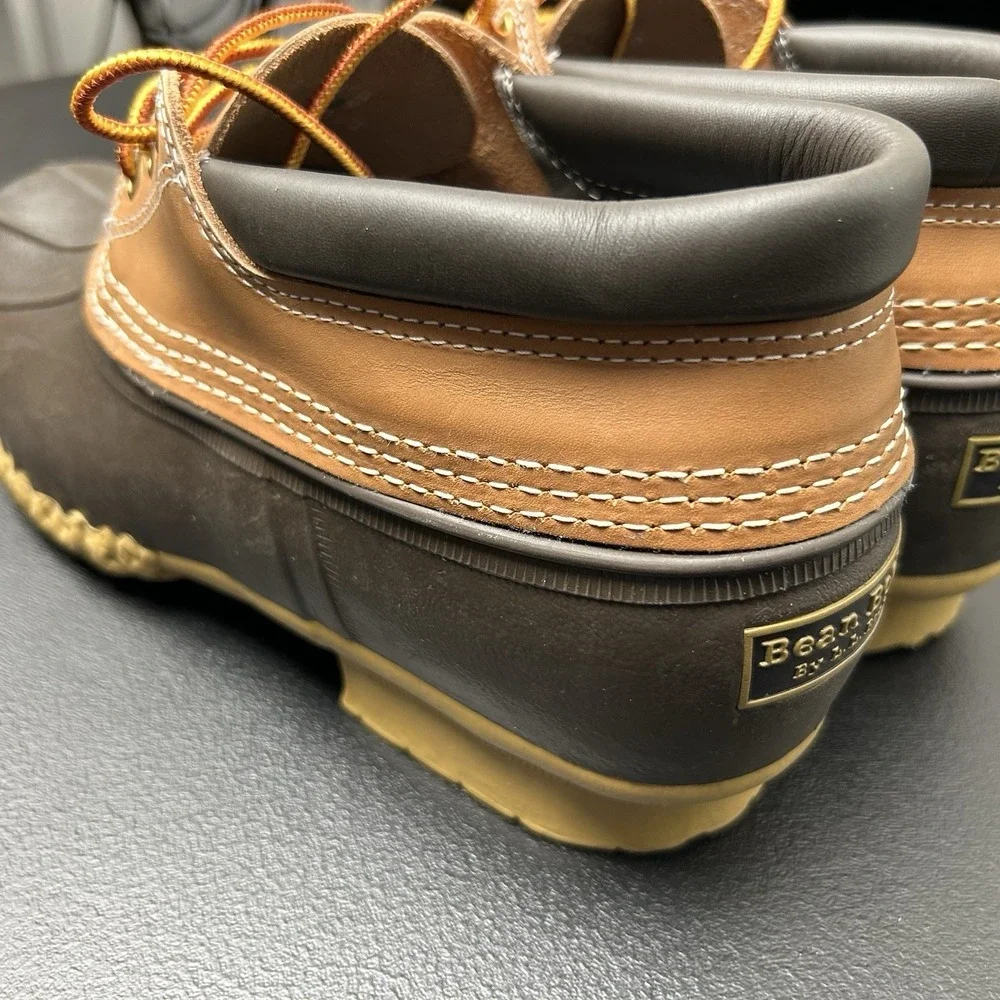 L.L. Bean Gumshoe Boots Men's Size 11 Tan/Bean Boot Brown/Gum Waterproof I M